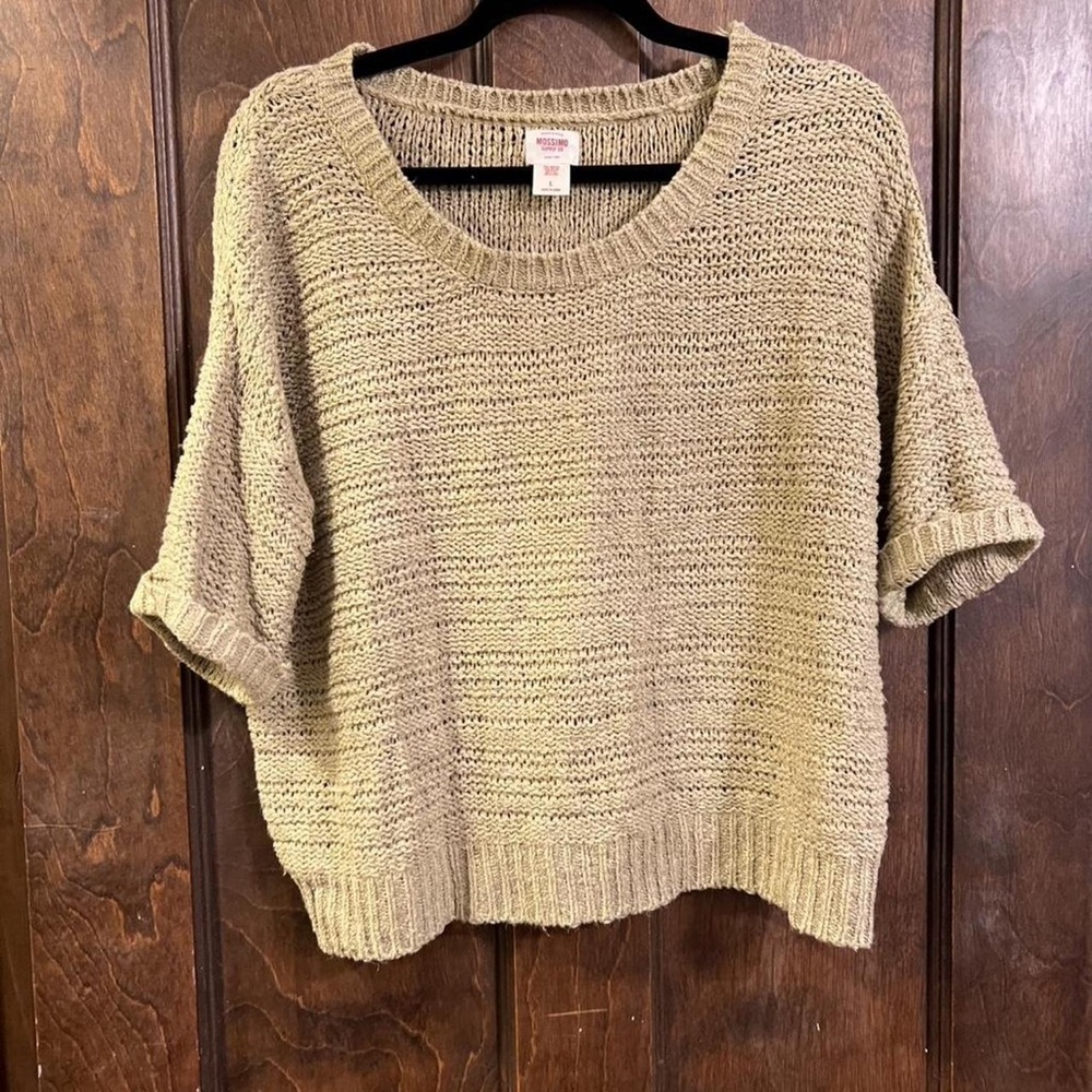Mossimo Supply Co. Women's Knit Sweater in Light Tan